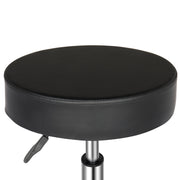 Round Stool  Feet Rotation Bar Stool Black - Lavish Kitchen Isle