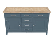 Signature Blue Large Sideboard - Lavish Kitchen Isle