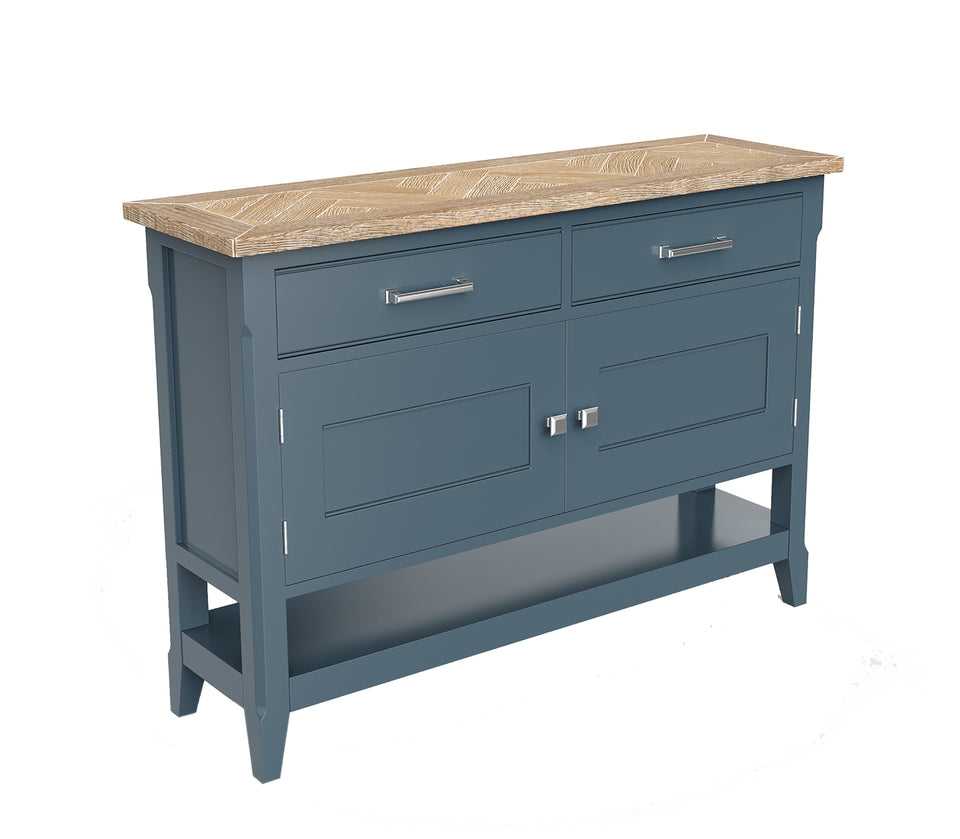 Signature Blue Small Sideboard / Hall Console Table