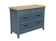 Baumhaus Signature Blue Sideboard with elegant design and multiple storage compartments, showcasing a stylish servery.