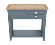 Signature Blue - Reclaimed Small Console Table - Lavish Kitchen Isle