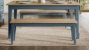 Signature Blue Dining Bench (150) - Lavish Kitchen Isle