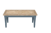 Signature Blue Dining Bench (150) - Lavish Kitchen Isle
