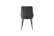 Signature Blue Dining Chair - GUN METAL GREY (Pack of Two) - Lavish Kitchen Isle