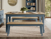 Signature Blue Extending Dining Table - Lavish Kitchen Isle
