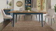 Signature Blue Extending Dining Table - Lavish Kitchen Isle