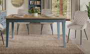 Signature Blue Extending Dining Table - Lavish Kitchen Isle
