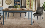 Signature Blue Extending Dining Table - Lavish Kitchen Isle