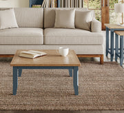 Signature Blue - Square Open Coffee Table - Lavish Kitchen Isle