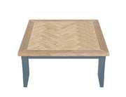 Signature Blue - Square Open Coffee Table - Lavish Kitchen Isle