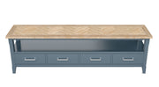 Signature Blue - Large Widescreen Television Cabinet - Lavish Kitchen Isle
