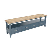 Signature Blue - Large Widescreen Television Cabinet - Lavish Kitchen Isle