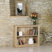 Mobel Oak Low Bookcase - Lavish Kitchen Isle