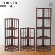 Tier Quality Wooden Corner Shelf Stand Rack for Home Decoration - Lavish Kitchen Isle