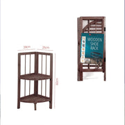 Tier Quality Wooden Corner Shelf Stand Rack for Home Decoration - Lavish Kitchen Isle