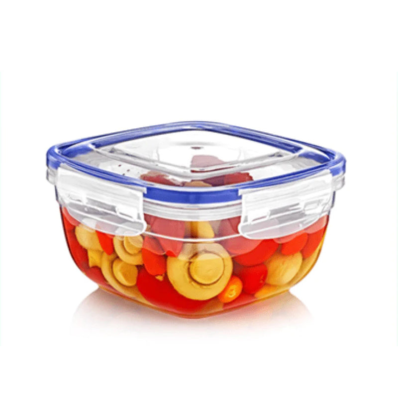 Clear Quality Air Tight Containers Tubs with Lids Microwave Safe 900ml
