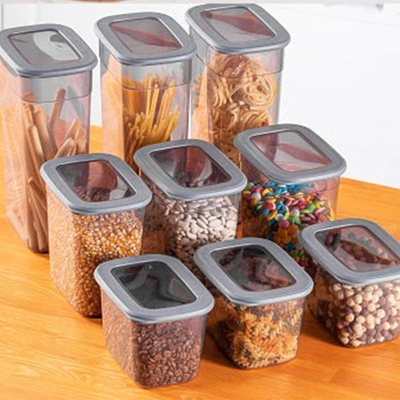 Long Plastic Food Storage Containers Set Of 3 1.3L / 2L / 3.2L