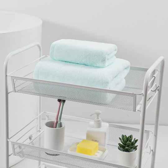 2 Tier Metal Storage Rack – Office and Home Organiser, 33 x 35 x 17 cm