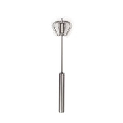 Lavish Kitchen Isle 30 cm metal hand press egg whisk set with two rotary whisks for mixing and beating eggs or batter.