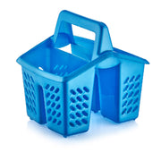 Kitchen Utensil Organiser Basket with Handle 4 Compartments Plastic
