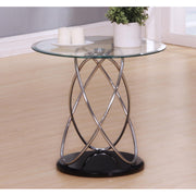 Eclipse Clear Lamp Table - Lavish Kitchen Isle