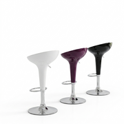 Pair of Lavish Kitchen Isle modern adjustable bar stools with sleek design, perfect for kitchen and breakfast bar seating.