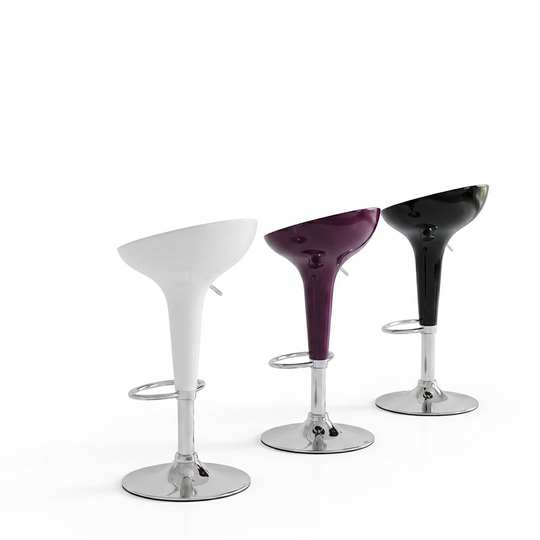 Bar Stool Model 1 – Modern Adjustable Bar Chairs (Sold in Pairs) for Kitchen & Breakfast Bars