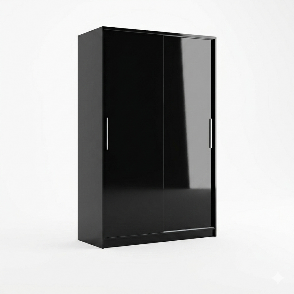 Lavish Kitchen Isle Topline sliding door wardrobe with two mirrored doors, modern bedroom storage unit, sleek contemporary design