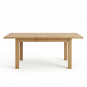 Lavish Kitchen Isle Stirling extendable dining table with smooth extension mechanism, modern family dining table in a contemporary style.