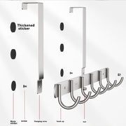 Long Over The Door Hooks Stainless Steel Towel Rack Hooks - Lavish Kitchen Isle