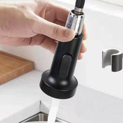 Lavish Kitchen Isle monobloc kitchen sink mixer tap with pull-out hose sprayer and single lever for easy water control.