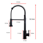 Lavish Kitchen Isle monobloc kitchen sink mixer tap with pull-out hose sprayer and single lever for easy operation.