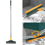 Lavish Kitchen Isle 3-in-1 floor scrub brush and squeegee with rotating head, ideal for cleaning floors and water spills.