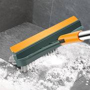 Lavish Kitchen Isle 3-in-1 floor scrub brush with squeegee and mop, featuring a 120-degree rotating head for versatile cleaning.