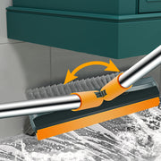 Lavish Kitchen Isle 3-in-1 floor scrub brush squeegee mop with rotating head for versatile cleaning of floors and water removal.
