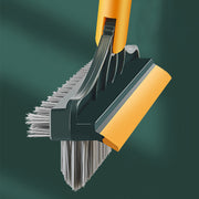Lavish Kitchen Isle 3-in-1 floor scrub brush squeegee mop with rotating head, ideal for cleaning and water removal.
