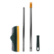 Lavish Kitchen Isle 3-in-1 floor scrub brush with squeegee and mop, featuring a 120-degree rotating head for easy cleaning.