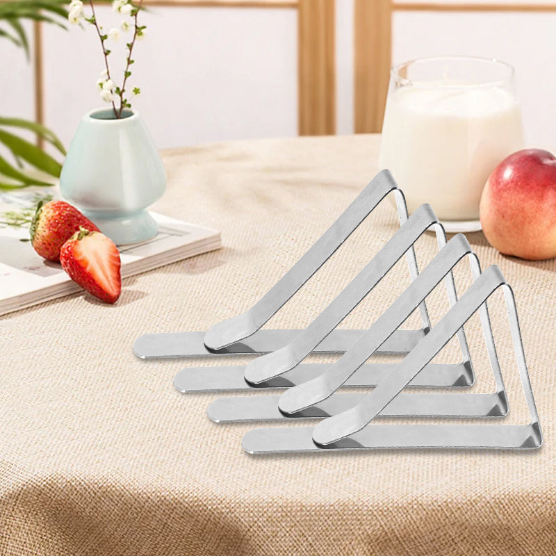 Stainless Steel Tablecloth Clips – Durable Picnic Clamps for Indoor and Outdoor Tables (Pack of 20)