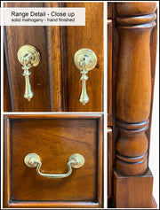 Baumhaus La Reine Dresser Top, wooden dresser hutch top with sleek design, shown on a white background, for La Reine dresser unit