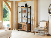 Urban Chic Large Bookcase with Storage - Lavish Kitchen Isle
