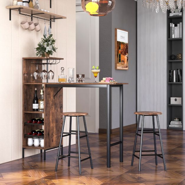 Counter Height Dining Table Set for Bistro Living Room