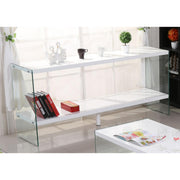 Marco White High Gloss & Glass Sideboard – Contemporary Storage & Display Cabinet for Modern Interiors - Lavish Kitchen Isle