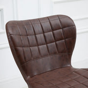 Set of 2 HOMCOM adjustable height swivel bar stools in black PU leather with a modern design and comfortable seating.