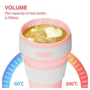 Lavish Kitchen Isle collapsible silicone telescopic water bottle, foldable and leakproof for portable hydration on the go.