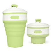 Lavish Kitchen Isle collapsible silicone telescopic water bottle, foldable and leakproof portable cup, ideal for travel and outdoor use.