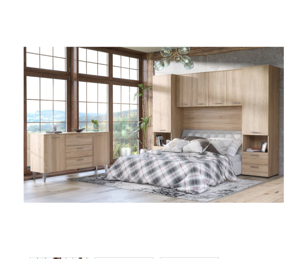 Morire Large Wide 2 Doors and 3 Drawer Sideboard-  Oak Effect