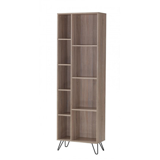 Sonoma Narrow Bookcase – Slim Modern Storage & Display Unit for Compact Interiors