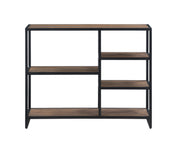 Ooki Reclaimed Wood  Low Open Bookcase - Lavish Kitchen Isle