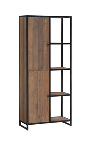 Ooki Reclaimed Wood Tall Funky Bookcase - Lavish Kitchen Isle