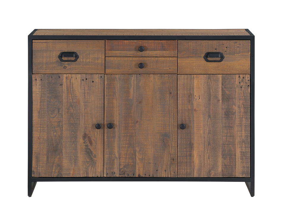 Ooki Reclaimed Wood Sideboard With 3 Doors & 4 Drawers